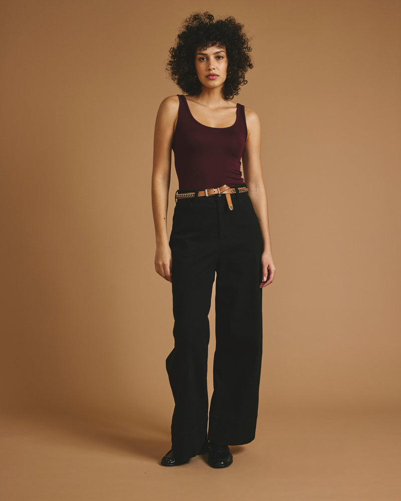 Foundation Tank - Black Cherry | Plus Size & Straight Size Women's Fashion | Universal Standard