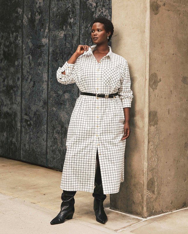 Envelope Neck Ponte Dress