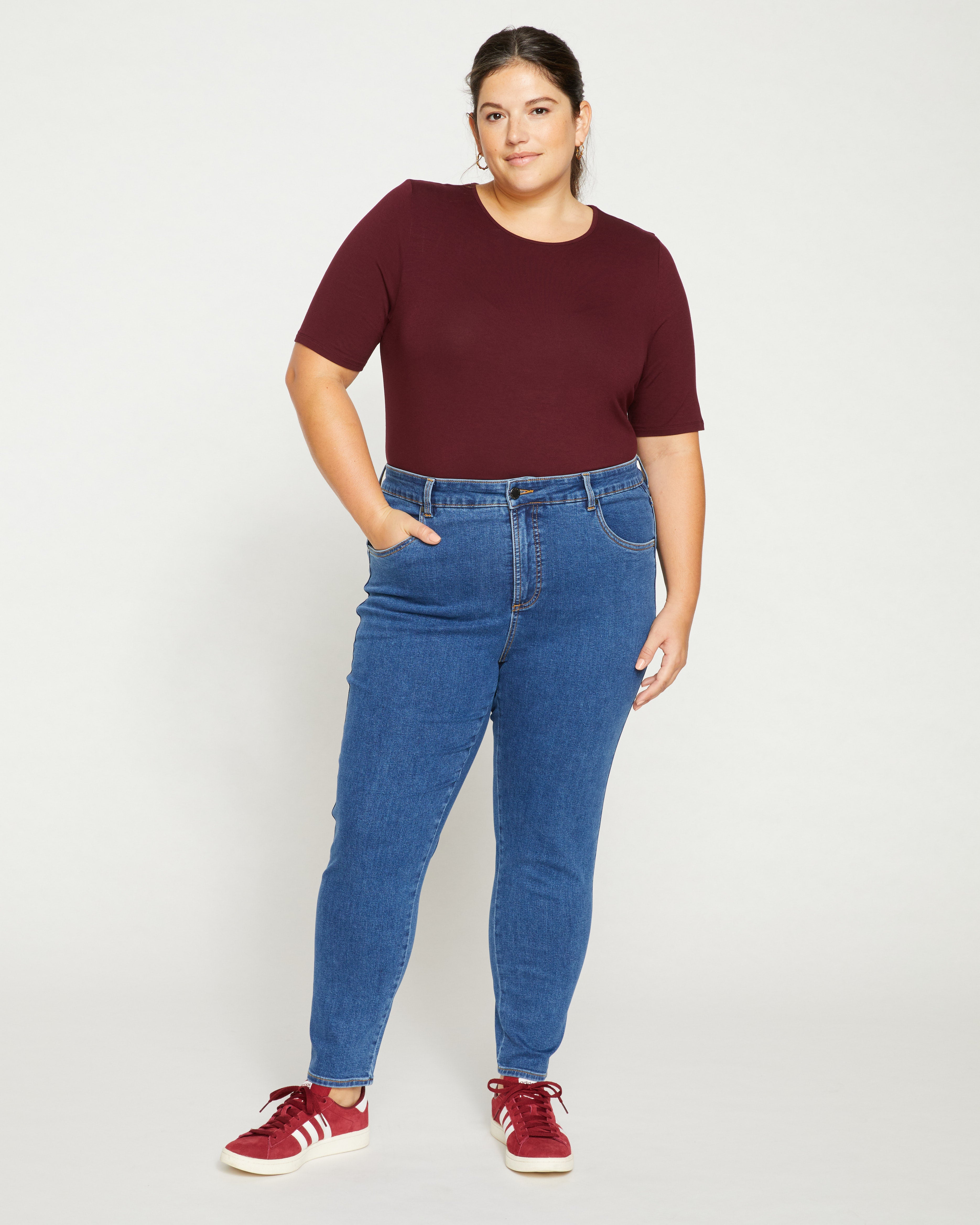 Seine High Rise Skinny Jeans 27 Inch - Odeon Blue