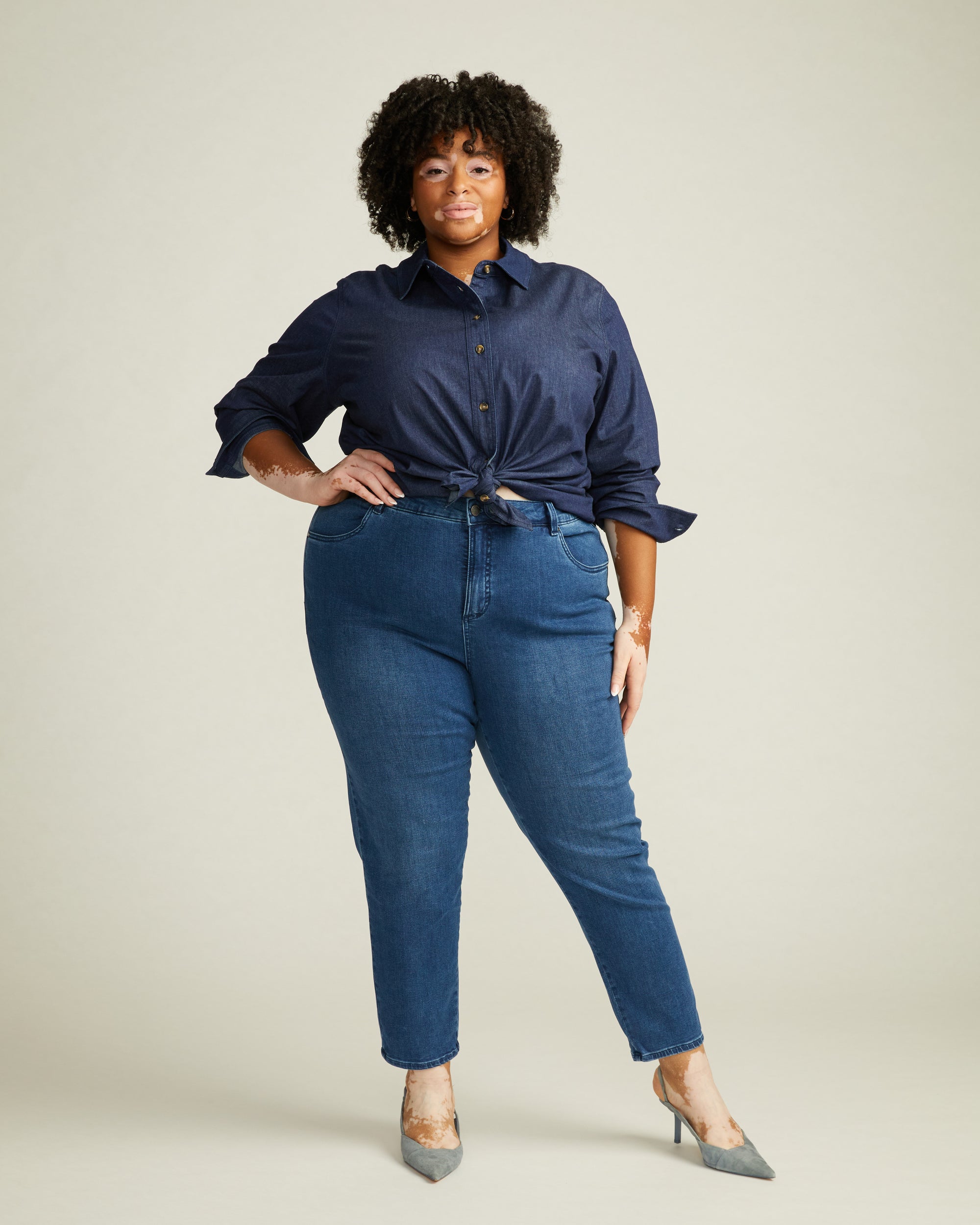 Seine High Rise Skinny Jeans 27 Inch - Odeon Blue