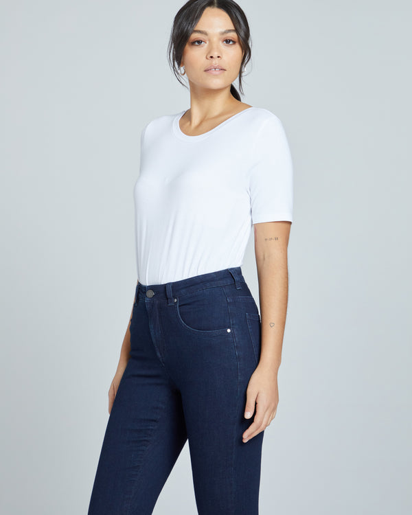 Seine High Rise Skinny Jeans 27 Inch - Dark Indigo | Plus Size & Straight Size Women's Fashion | Universal Standard