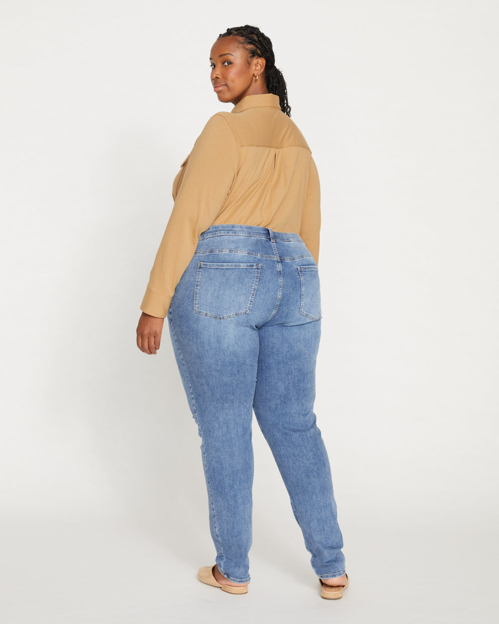 Seine Mid Rise Skinny Jeans 32 Inch - Vintage Indigo
