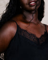 US x Lauren Chan Lace Trim Camisole - Black | Plus Size & Straight Size Women's Fashion | Universal Standard