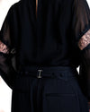 US x Lauren Chan Wide Leg Tuxedo Pants - Black | Plus Size & Straight Size Women's Fashion | Universal Standard