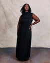 US x Lauren Chan Stretch Cupro Gown - Black | Plus Size & Straight Size Women's Fashion | Universal Standard