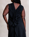 US x Lauren Chan Stretch Cupro Gown - Black | Plus Size & Straight Size Women's Fashion | Universal Standard