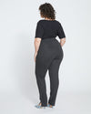 Skinny Pintuck Ponte Pants 32 Inch - Charcoal