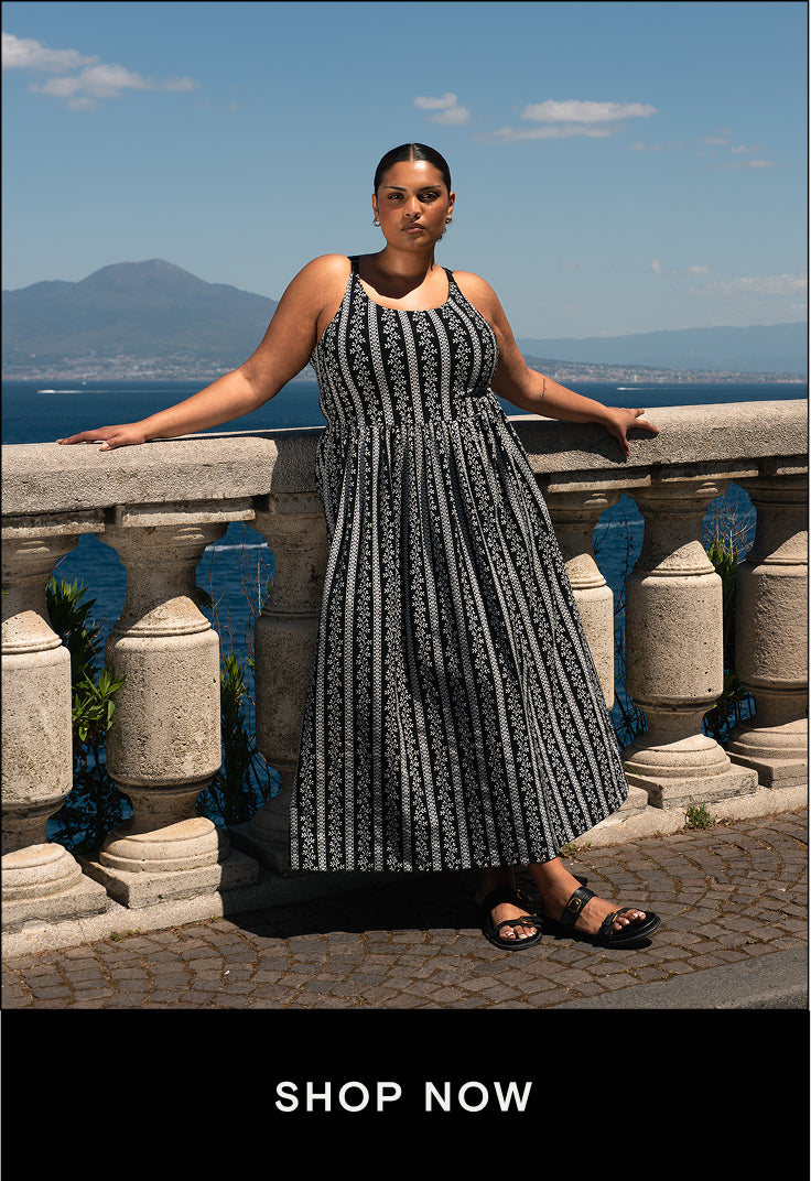 shop our latest collection and transport yourself to the sun-drenched cliffs of the Italian coast Shop sizes 00 - 40