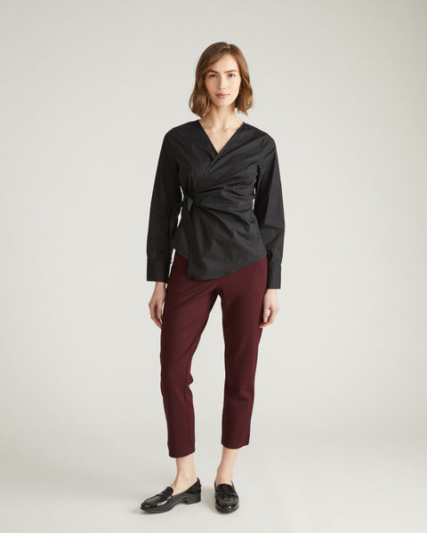 Smart Signature Ponte Pants - Black Cherry – Universal Standard