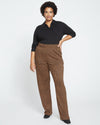 Smart Signature Ponte Pants Long - Autumn Houndstooth Jacquard