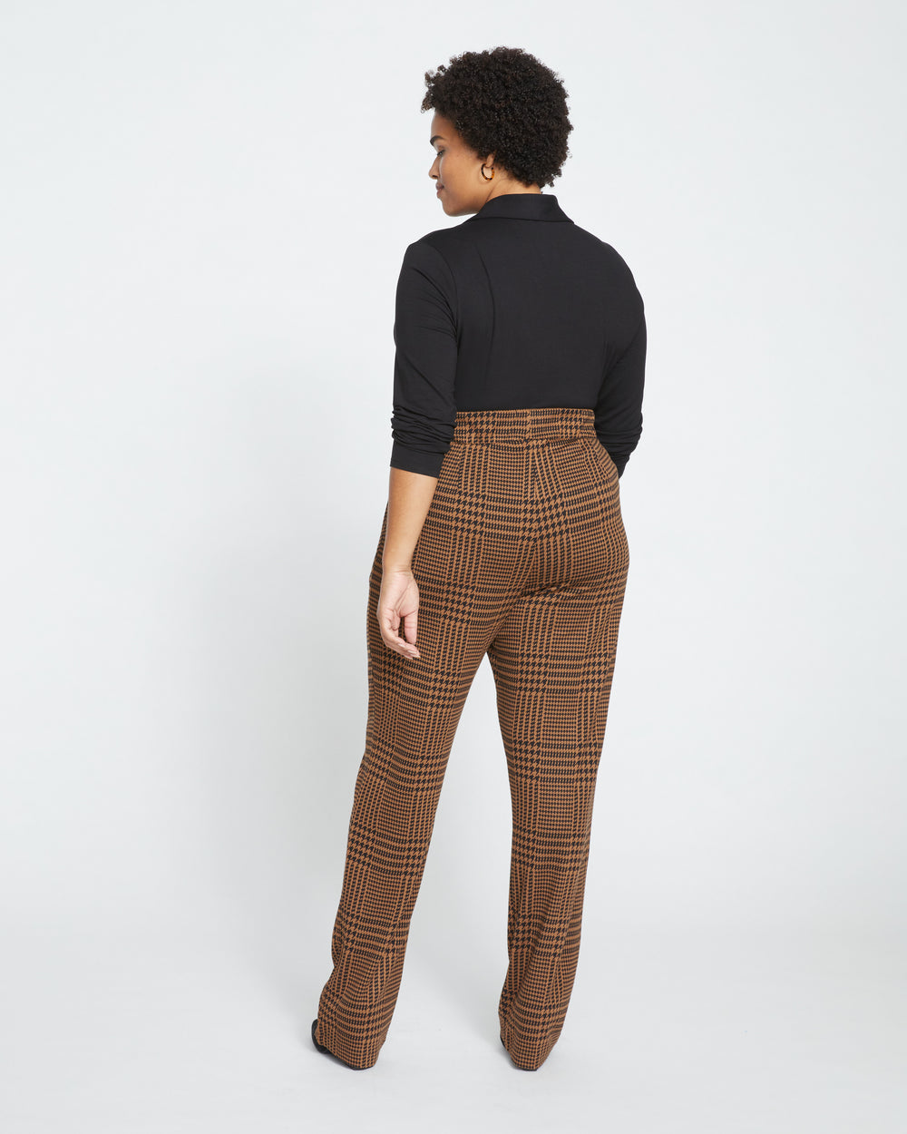 Smart Signature Ponte Pants Long - Autumn Houndstooth Jacquard