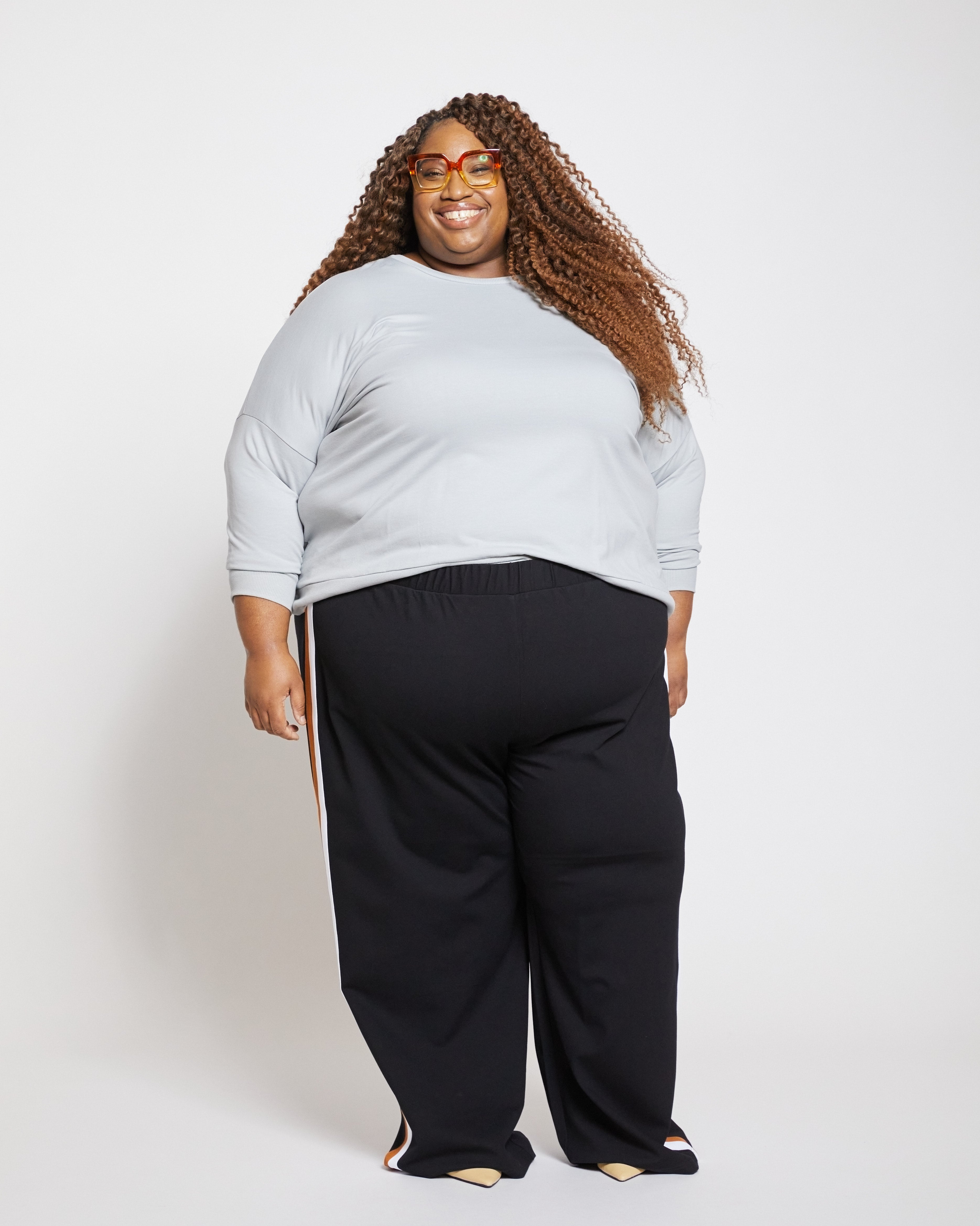 Stephanie Wide Leg Ponte Pants - Black Cherry – Universal Standard
