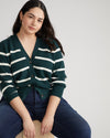Stevie High Rise Cuffed Straight Leg Jeans - Washed Outback Blue Selvedge