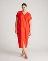 Cabana Linen Blend Kaftan - Shoreline Sunset | Plus Size & Straight Size Women's Fashion | Universal Standard