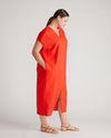 Cabana Linen Blend Kaftan - Shoreline Sunset | Plus Size & Straight Size Women's Fashion | Universal Standard