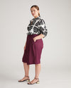 Seaport Tailored Linen Short - Acai