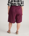 Seaport Tailored Linen Short - Acai