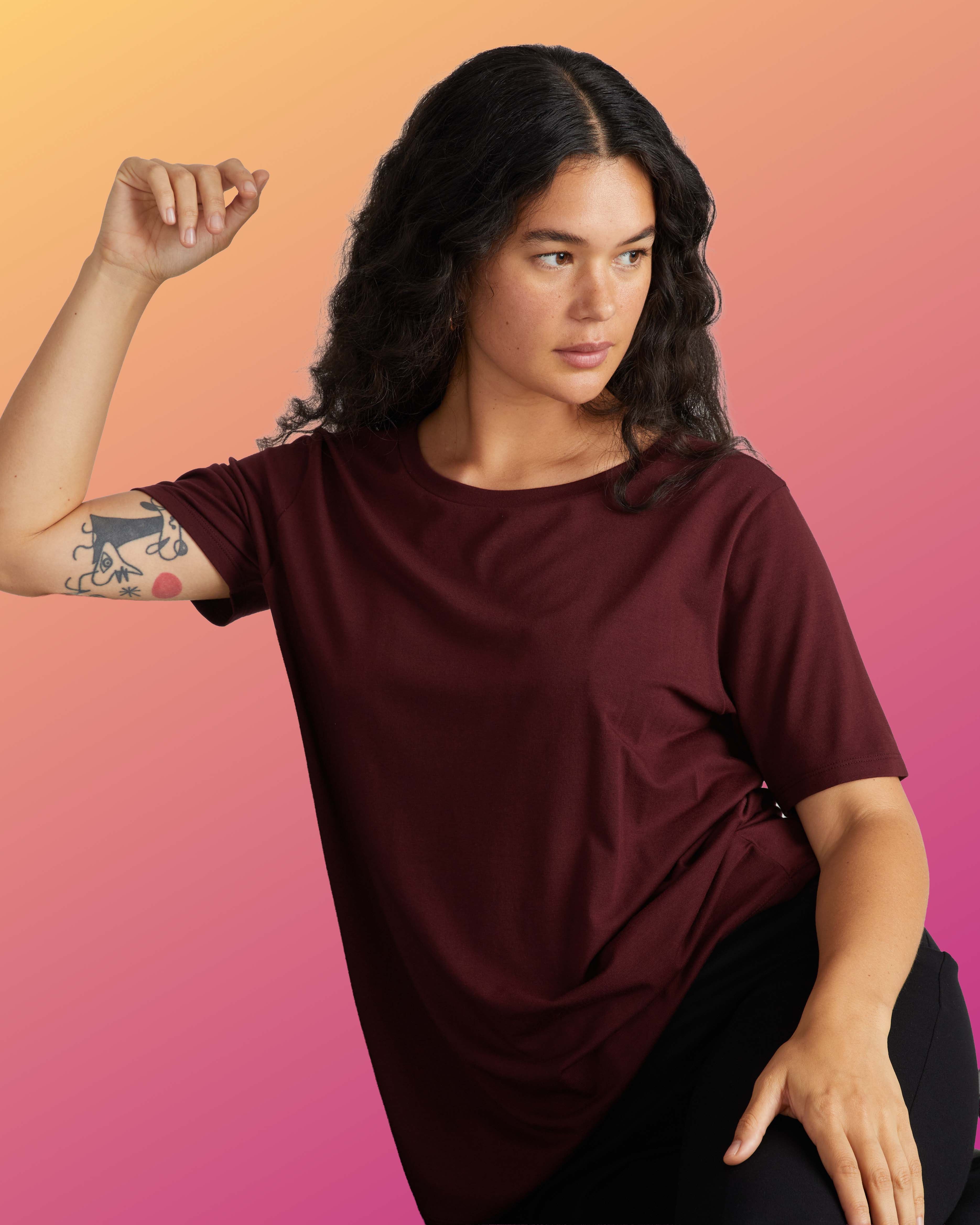 Tee Rex - Black Cherry | Plus Size & Straight Size Women's Fashion | Universal Standard