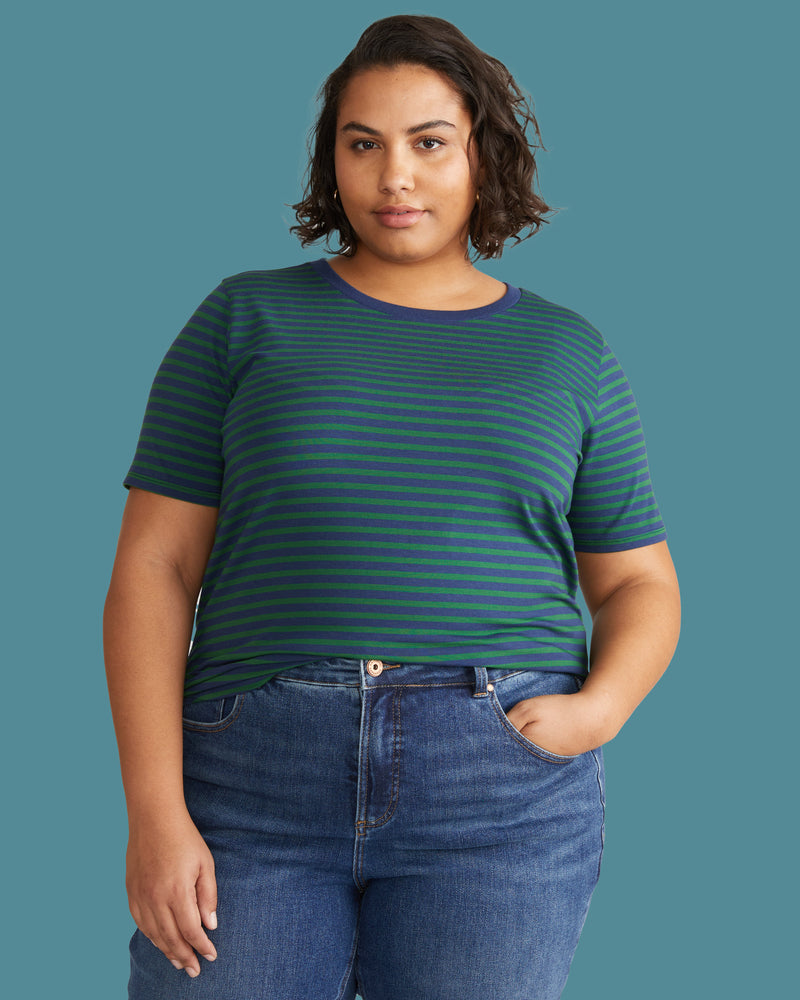 Tee Rex - Cenote/Jardin Stripe