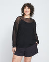 Thames Fog Top - Black | Plus Size & Straight Size Women's Fashion | Universal Standard