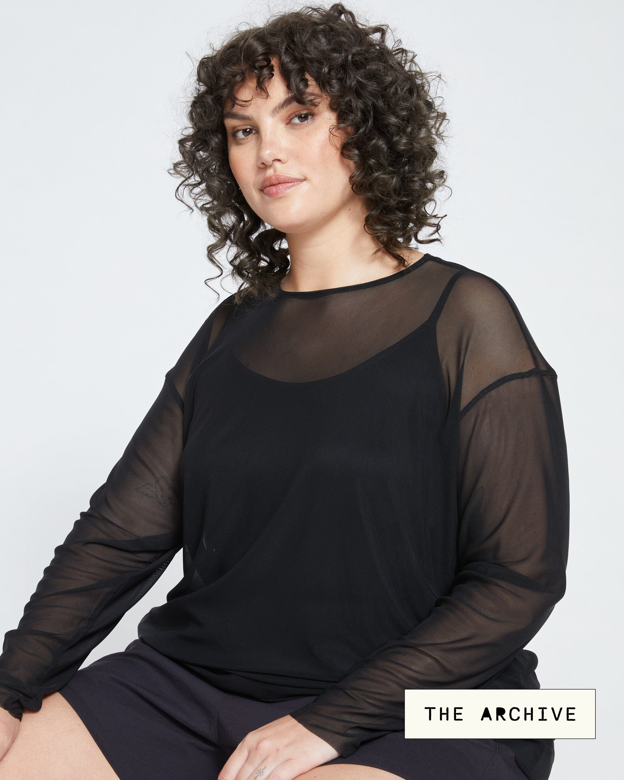 Thames Fog Top - Black | Plus Size & Straight Size Women's Fashion | Universal Standard
