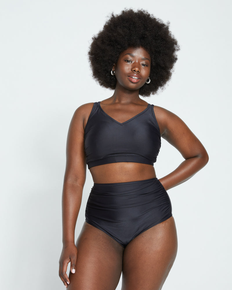 The Sport Bikini Top - Black