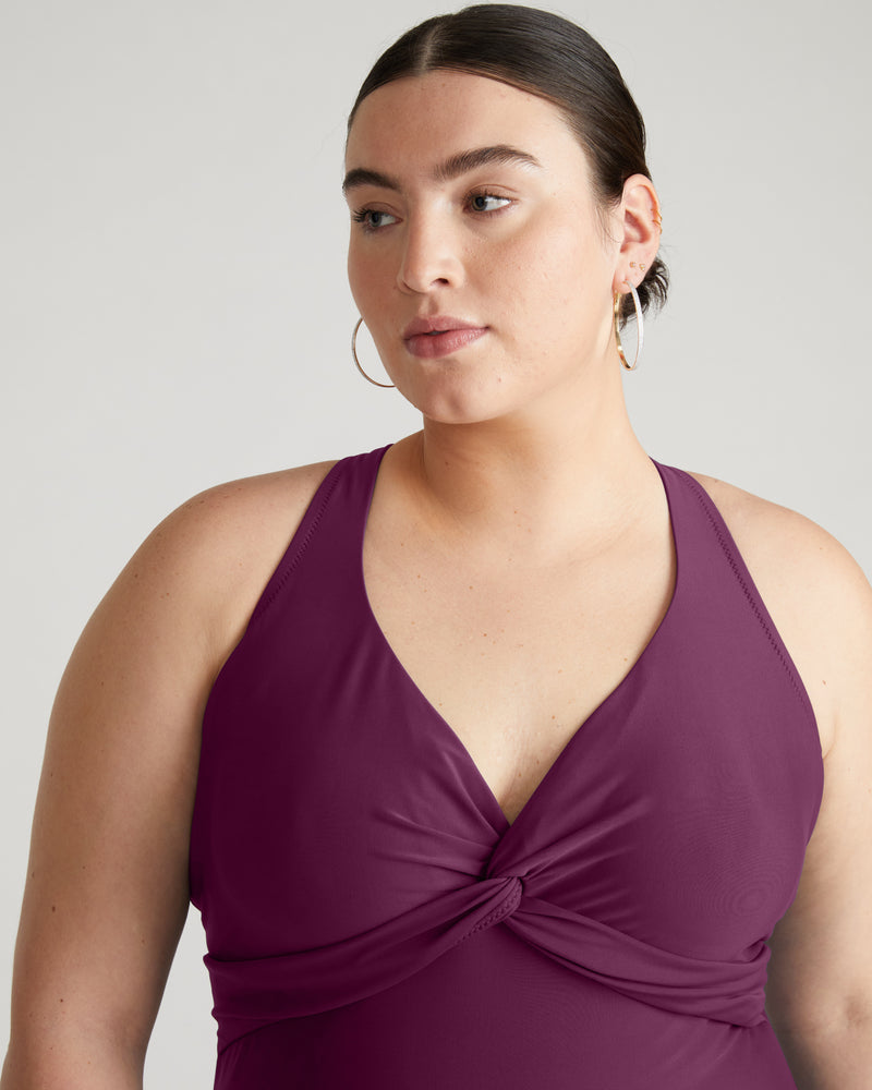 The Swimsuit - Deep Pansy