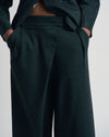 US x Abisola Ponte Wrap Pants - Obsidian Gray | Plus Size & Straight Size Women's Fashion | Universal Standard
