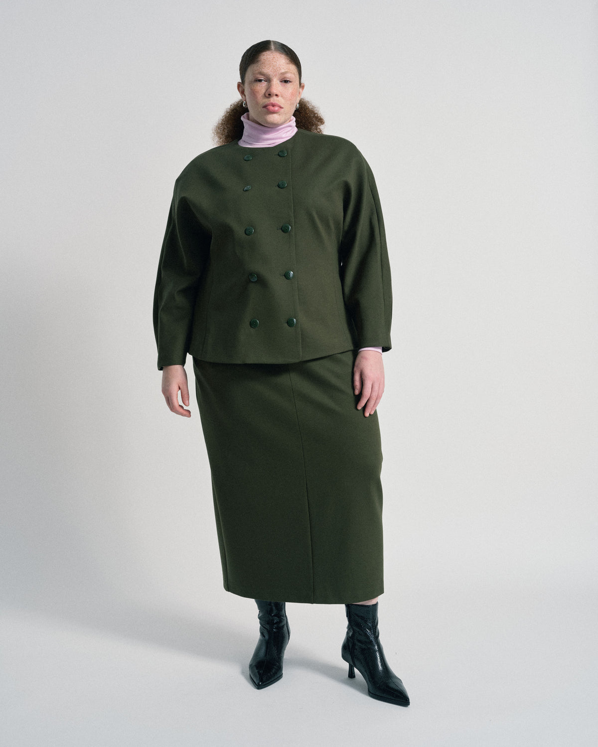 US x Abisola Ponte Blazer - Kombu Green