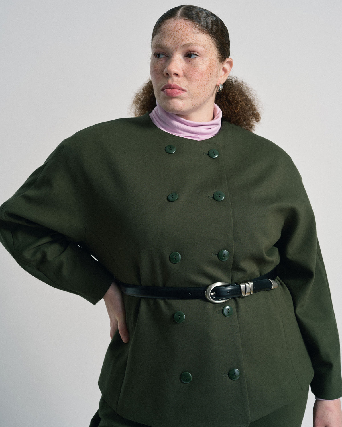 US x Abisola Ponte Blazer - Kombu Green