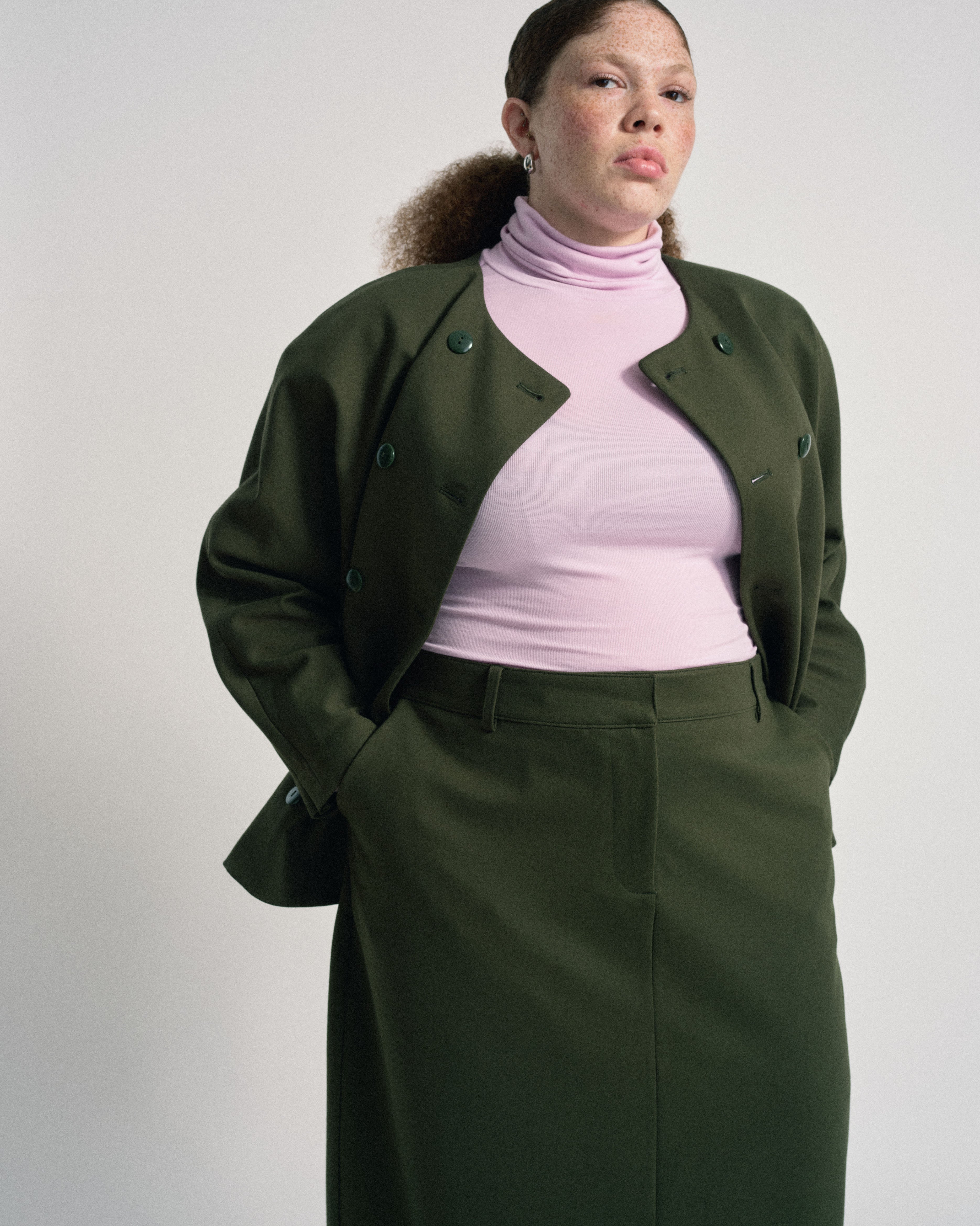 Cloud Rib Turtleneck - Pink Dreams | Plus Size & Straight Size Women's Fashion | Universal Standard