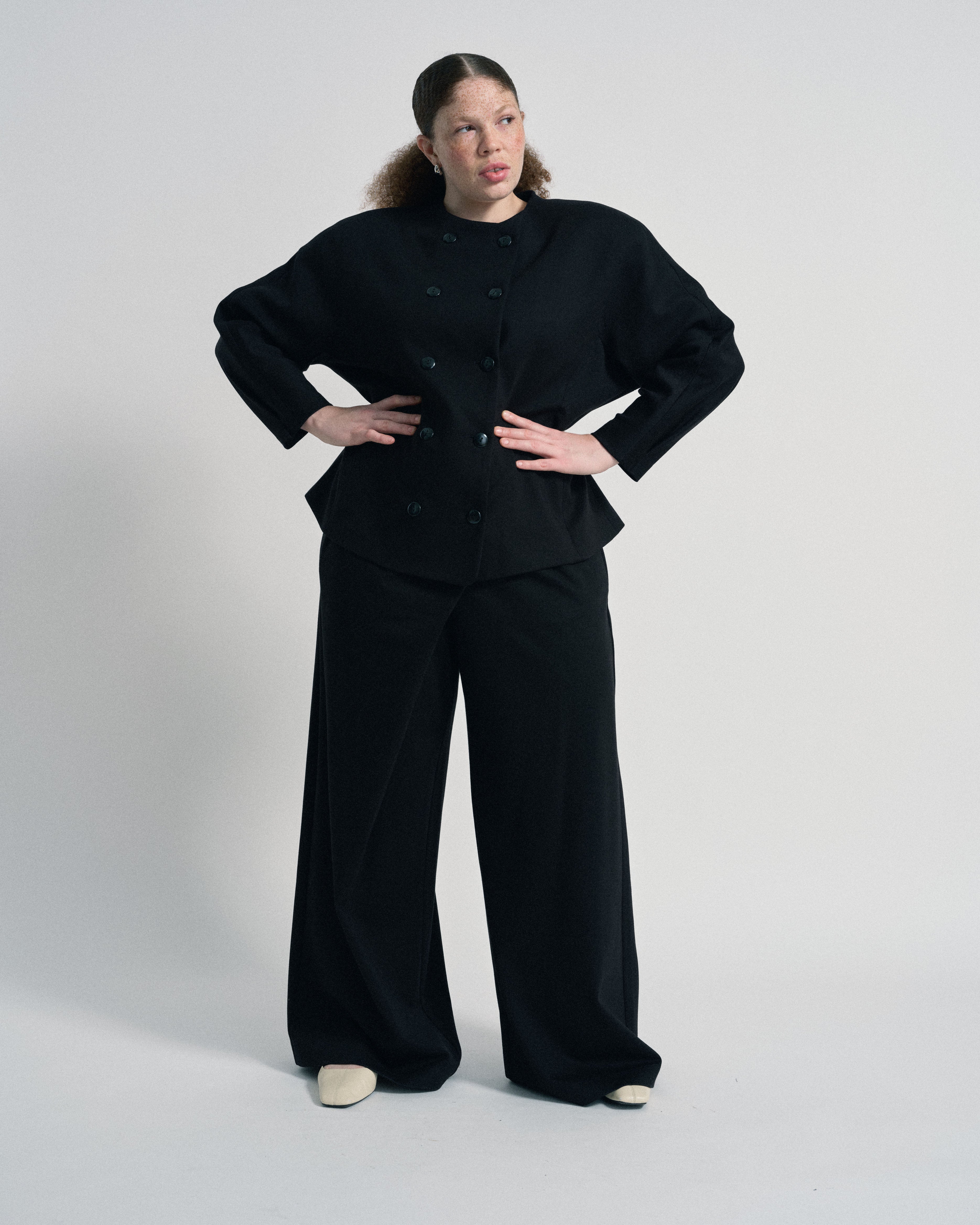 US x Abisola Ponte Wrap Pants - Black – Universal Standard