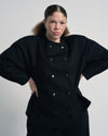 US x Abisola Ponte Blazer - Black | Plus Size & Straight Size Women's Fashion | Universal Standard