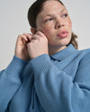 US x Abisola Polo Sweater - Abisola Blue