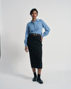 US x Abisola Ponte Pencil Skirt - Black | Plus Size & Straight Size Women's Fashion | Universal Standard