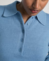 US x Abisola Polo Sweater - Abisola Blue