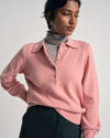 US x Abisola Polo Sweater - Pretty in Pink
