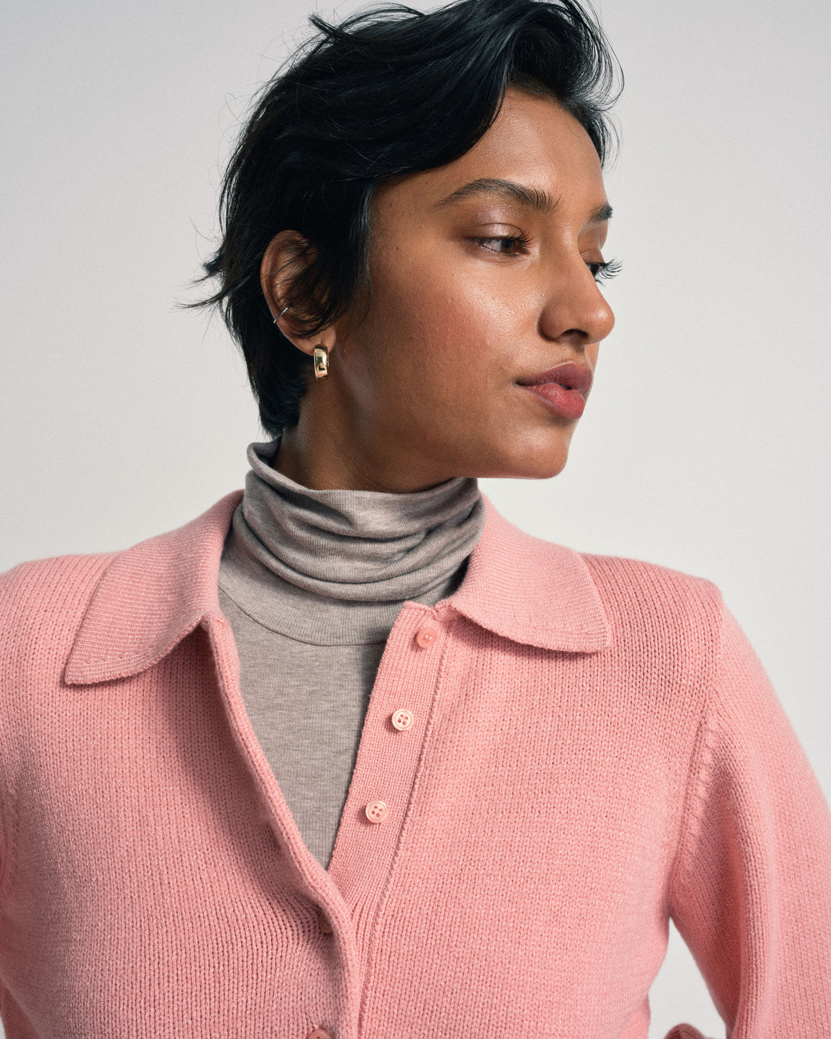 Cloud Rib Turtleneck - Almond Dust | Plus Size & Straight Size Women's Fashion | Universal Standard