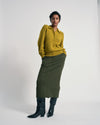 US x Abisola Ponte Pencil Skirt - Kombu Green | Plus Size & Straight Size Women's Fashion | Universal Standard
