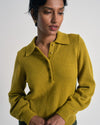 US x Abisola Polo Sweater - Martini Olive