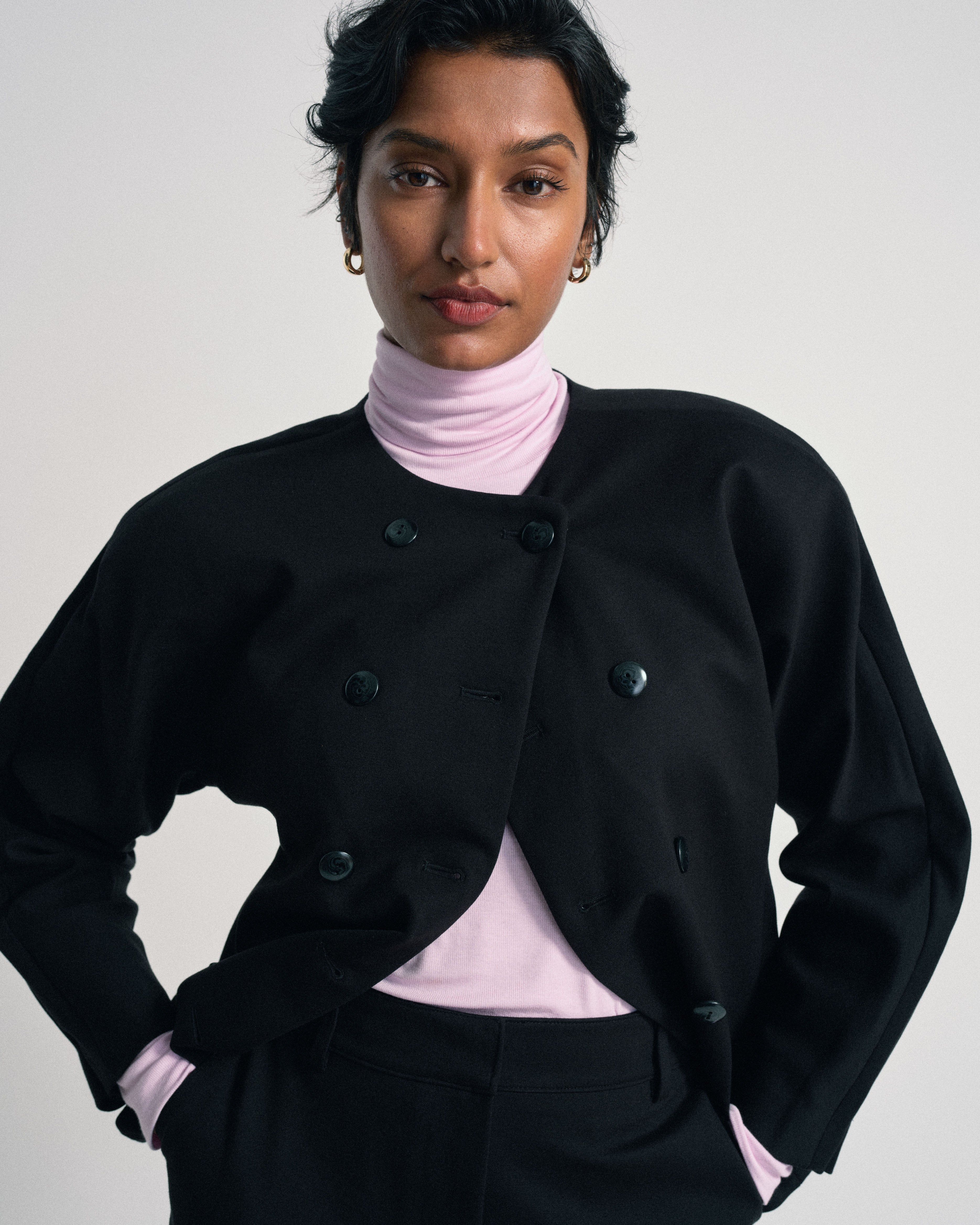 US x Abisola Ponte Blazer - Black