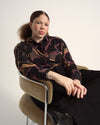Elbe Popover Liquid Jersey Shirt Classic Fit - Poppy Field Print | Plus Size & Straight Size Women's Fashion | Universal Standard