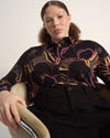 Elbe Popover Liquid Jersey Shirt Classic Fit - Poppy Field Print | Plus Size & Straight Size Women's Fashion | Universal Standard