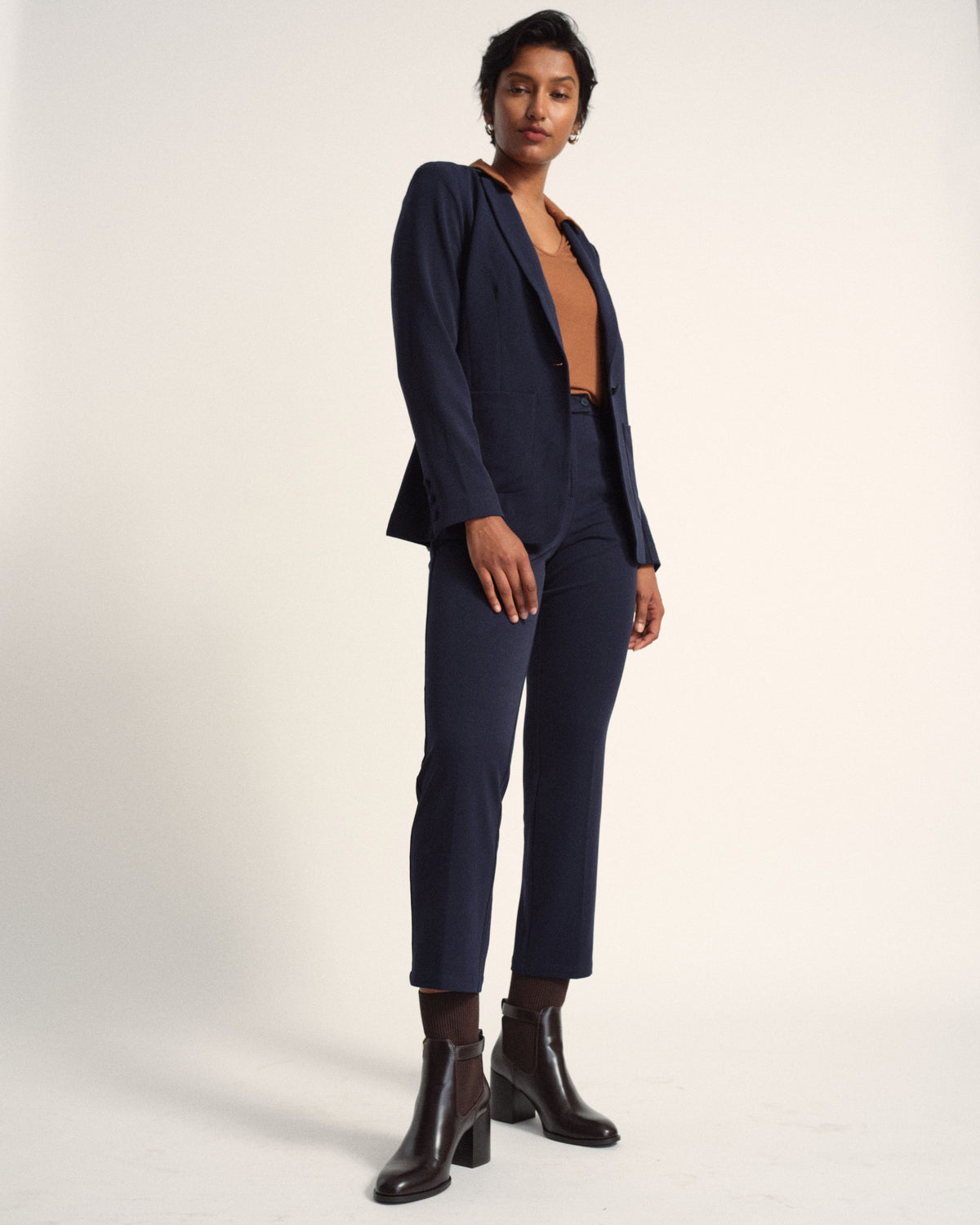 All Day Cigarette Pants - Navy