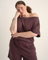 UltimateS Dolci Short Sleeve Top - Cassis