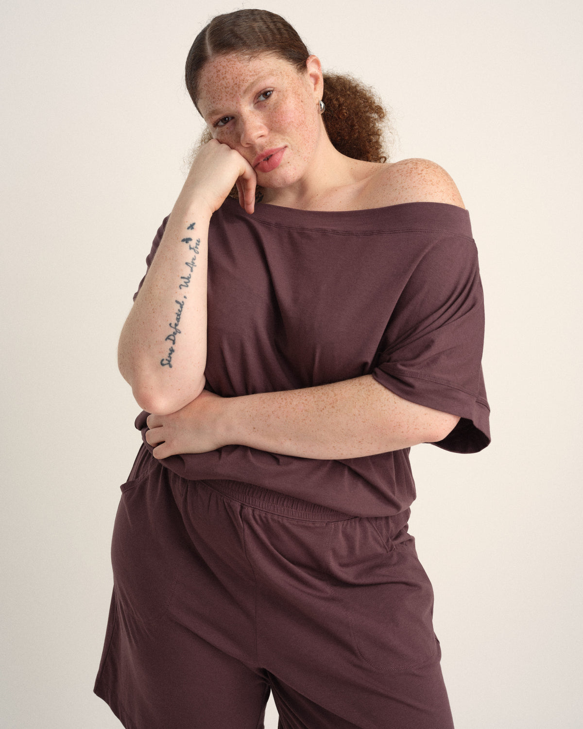 UltimateS Dolci Short Sleeve Top - Cassis