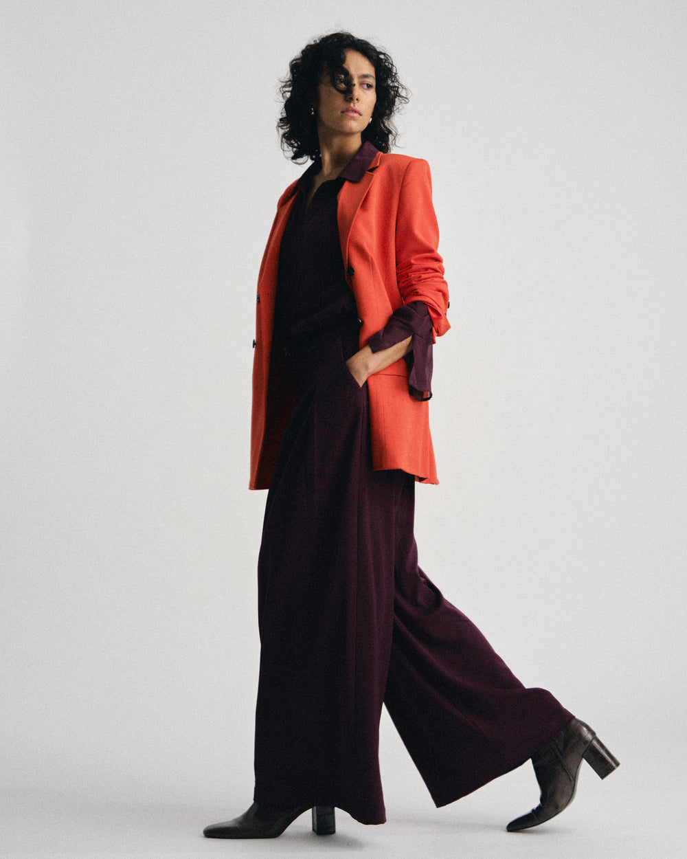 All Day Palais Wide Leg Pants - Gamay