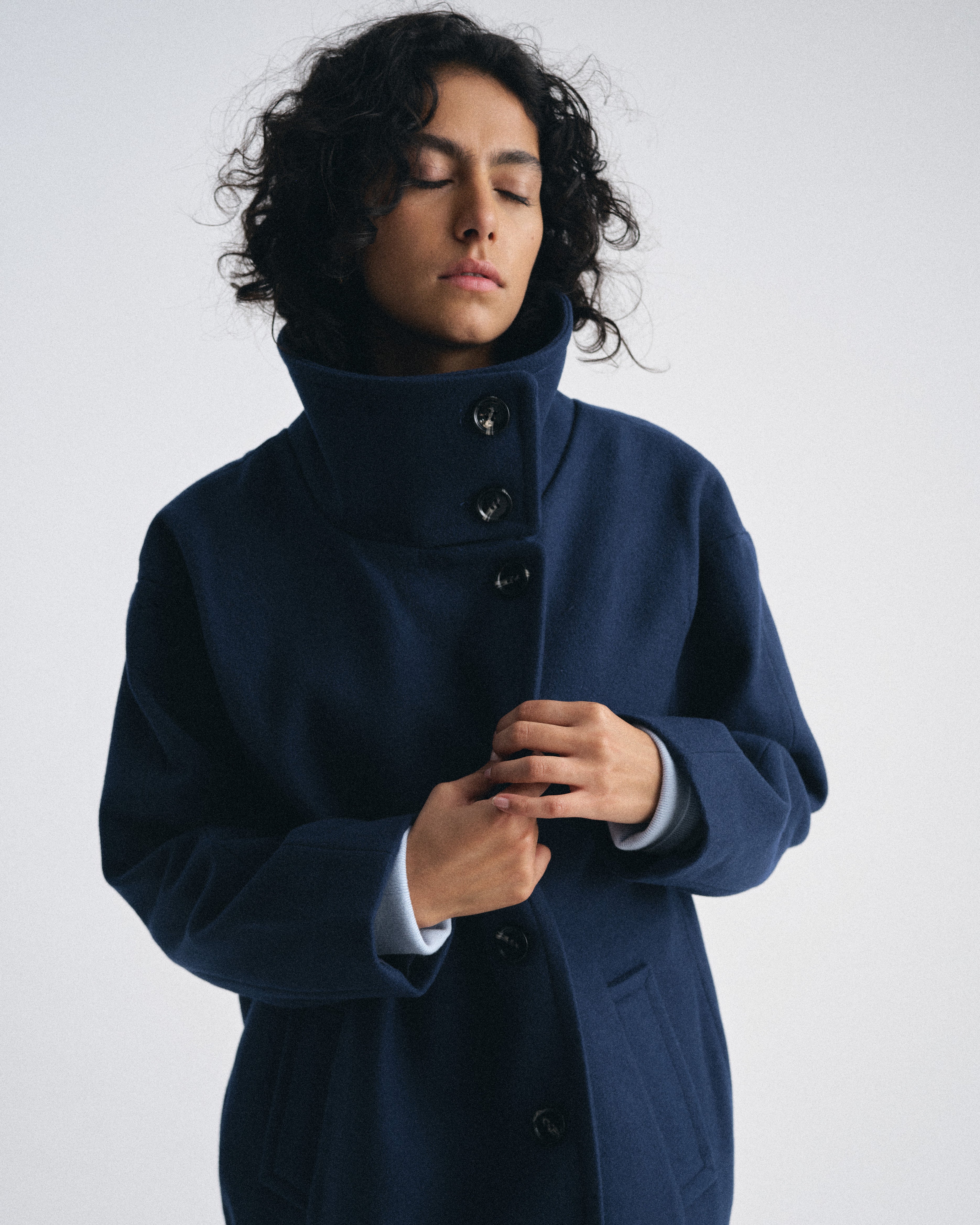 Marlo Cocoon Coat - Pageant Blue – Universal Standard