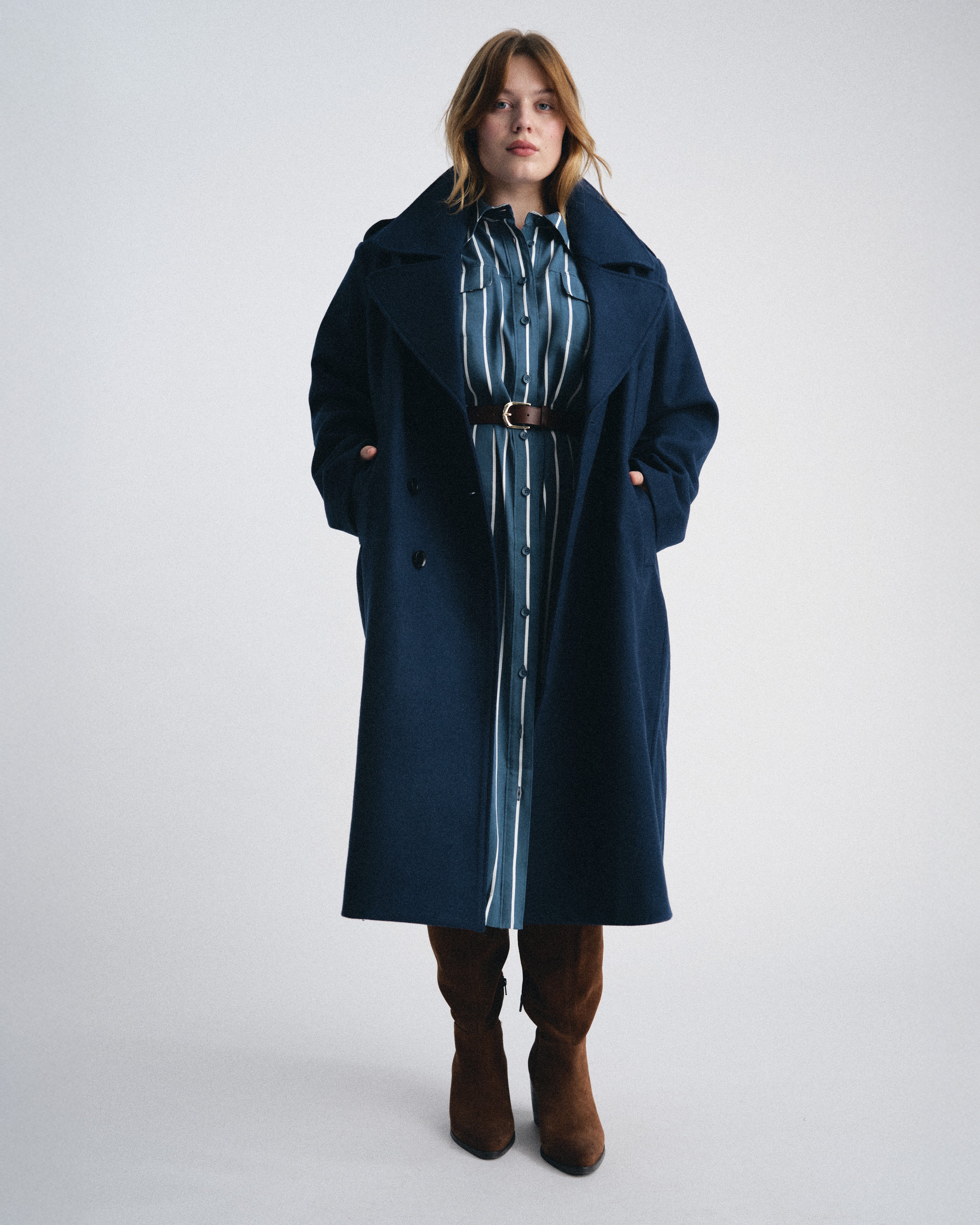Callaghan Wool Coat - Pageant Blue – Universal Standard