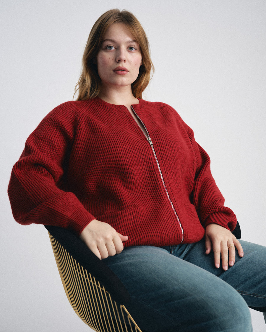 Zip Cardigan